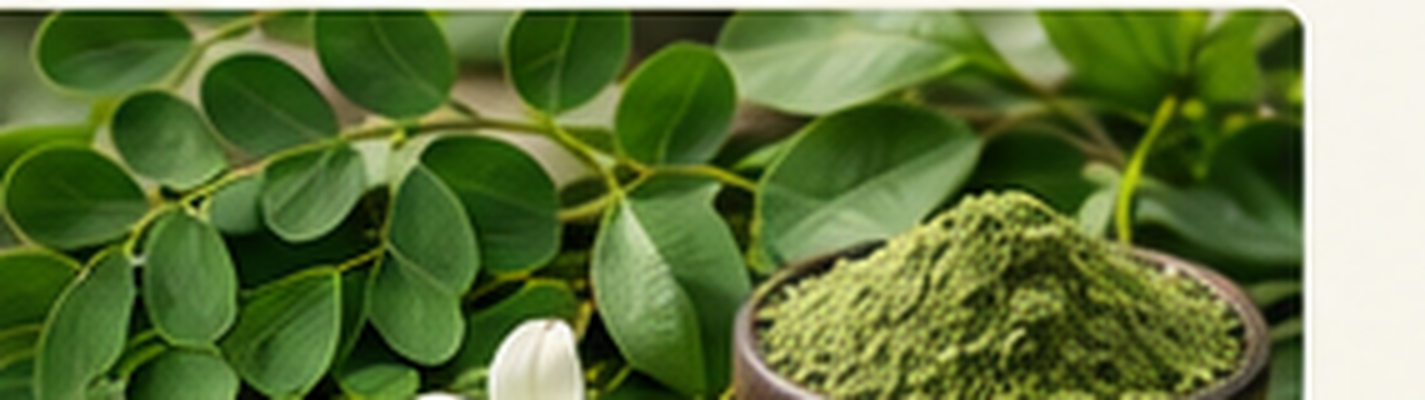 Sri Lankan natural ingredients, botanical leaves and plant-based ingredient powder